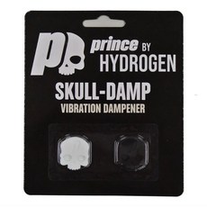 Prince Hydrogen SKULL-DAMP 振動抑制器，白/黑 2入組, 白/黑, 詳見包裝