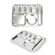 27종 스테인리스 40.4x30cm 식판 단체급식 4찬 41호 76125ea 1(EA), 색상