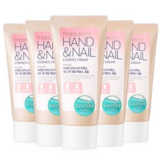 바세린 모이스처 EX 핸드앤네일 핸드크림, 60ml, 5개