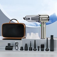 차량용 무선 초강력 청소기 SZUK 985000PA 진공 강력한 흡입력 핸드헬드 휴대용 미니 미니청소기 자동차 차량청소기 자동차청소기 핸디 미니진공청소기 샤오미 차량, 6)Max Silver 4hapa bag