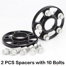 허브스페이스 휠 7075 알루미늄 단조 스페이서 어댑터 PCD 5x112 CB 66.5mm 슈트 벤츠 호환 W168 124 201 202 203/210 M12 x 1.5 12mm, [02] 2PCS 12mm