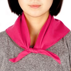 파티짱 응원 스카프 손수건 팀 체육대회 운동회, 응원스카프(핑크), 10개