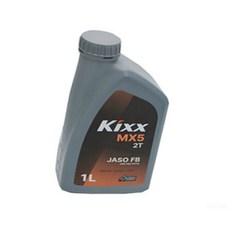 실비아몰 Kixx MX5 2T 2행정 오토바이 예초기 엔진오일 1L 가솔린오일