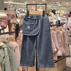 치크 에이프런 와이드 데님 CKTJ26282_NC강서점