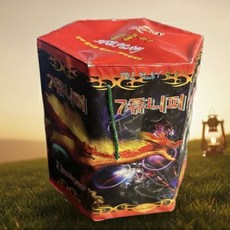 불꽃놀이 나들이불꽃 연발 폭죽 7쥬니퍼 폭죽상자 새해맞이화려한 놀이 행사, 7연발 쥬니퍼