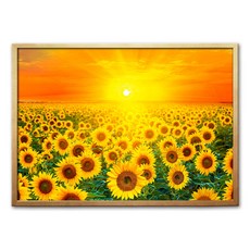 해바라기 그림 개업선물 집들이선물 인테리어 소품 돈들어오는그림, 01.유광_돈벼락해바라기, 01.유광_돈벼락해바라기