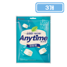 롯데 애니타임 밀크 민트맛, 92g, 3개