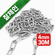 한성다이노 철체인 (4mm 30M) 쇠사슬체인 체인 맞춤판매, 1개