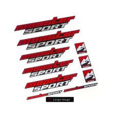 MONSTER SPORT SUZUKI 鈴木 汽車反光貼紙 防水警示貼紙, 1個