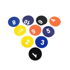 PJ 숫자원형마커 (10개입) 놀이감 신체교구, 상품선택