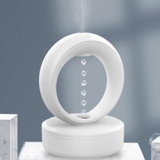 세척 물방울 물멍 가습기 대용량 인테리어 LED 무중력, 단일상품1, 단일상품0