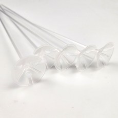 풍선대 막대기 스틱 투명 풍선 막대 풍선 100P 40cm, 본상품