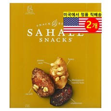 Sahale Snacks 건강 영양 식품 오가닉 허니 아몬드 견과 과일류 글레이즈드 믹스 스낵 9개입 382.5g 1개, 2개