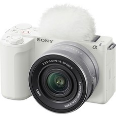 SONY Alpha ZV-E10 II VLOG數位相機 鏡頭組 二代 ZV-E10M2K SELP16502 公司貨, 白色