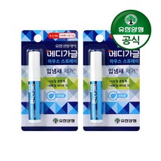 유한양행 덴탈케어 메디가글 스프레이 민트향, 6.5ml, 2개