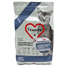 1st Choice 瑪丁第一優鮮 成貓 配方, 無穀低敏鴨肉, 1.8kg, 1袋