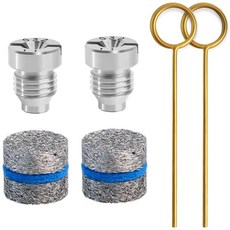 UZJYIEYG 1.1mm 오리피스 폼 캐논 노즐 및 폼 메이커 메시 필터 키트 폼 캐논용 3000PSI 오리피스 클리닝 도구 포함 2세트