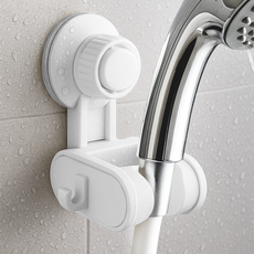 프랜베이 흡착식 각도 조절 샤워기 거치대, 화이트