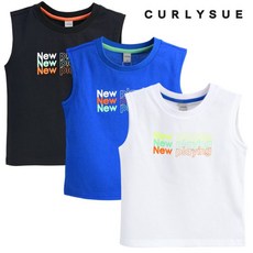 컬리수 컬리수 플레이 민소매티셔츠 C212TSG85P BL