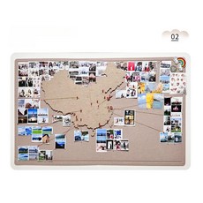 세계지도 벽장식 아크릴 월드맵 그래픽 무타공 인테리어, 카멜