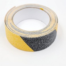 미끄럼방지 안전 테이프 (검정노랑) 5MX2.5CM, 1개