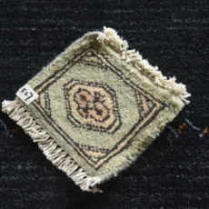 패턴 테슬 티 코스터 화분 받침, 1개, I타입