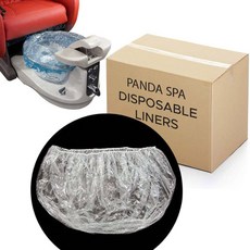 칼라쉬 울트라 프리미엄 스파 일회용 라이너 원 사이즈 대부분의 페디큐어 200pcs에 맞는 판다스파, 100 Count (Pack of 1)