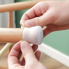 [7개묶음] 층간소음방지 의자다리 보호 캡 커버 의자소리 의자발커버 미끄럼방지 gt0+81470xX, 핑크