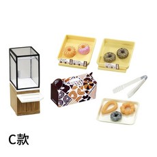 RE-MENT Mister Donut 甜甜圈模型場景 外帶組, 1個, #不補C款/外帶組1MX23