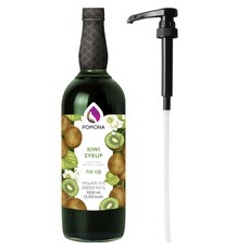 포모나 키위 시럽 1L + 전용 시럽펌프 세트, 1세트