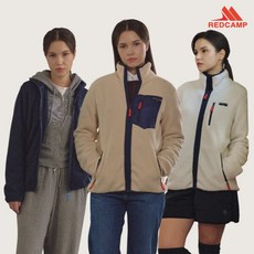 [레드캠프] 25FW 여성 하이넥 플리스 자켓 2종세트