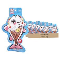 歐姆貓 胖胖魚鮪魚粒, 鮪魚, 25g, 10包