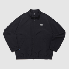 엄브로 클래식 스탠넥 웜업 바람막이 자켓 UQ221CJK41 BLACK