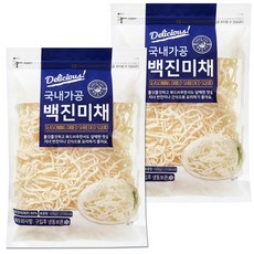 해맑은푸드 백진미채, 400g, 2개