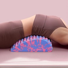 홈 스파인코렉터 허리 스트레칭 필라테스 요가 기구, 1개, 핑크