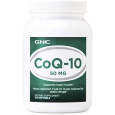 GNC 健安喜 CoQ-10 50mg 軟膠囊, 1個, 120 件