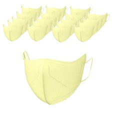 [20매입] 아이바나리 페이스 컬러 마스크, L, 옐로우 레몬, 옐로우 레몬, 1개