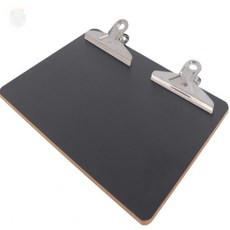 뜬구름디자인 A4 가로형 우드 게시보드 카페공지보드, 브라운