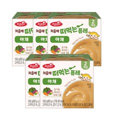 베베스트 처음에 떠먹는 퓨레, 야채, 160g, 5개