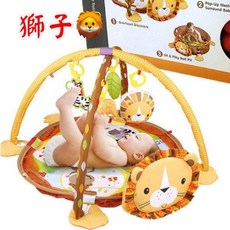 嬰幼兒多功能3合1遊戲墊 爬爬墊 健身架 遊戲毯, 現貨獅子一組
