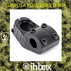 I.H BMX SUBROSA ROSE BMX上鎖龍頭特技腳踏車/地板車/單速車/平衡車, 黑色, 1個