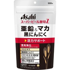 아사히 맥주 효모 슈퍼 Z 아연 마카 흑마늘 900정 60일분 일본 제조, 1개, 상품 상세페이지 참조
