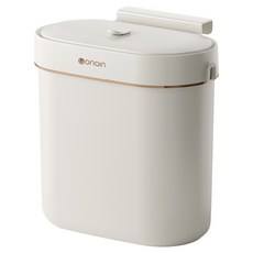7L뚜껑형 주방 걸이식 음식물 쓰레기통 분리수거 OK 접이식/문걸이 휴지통, 1개