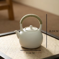 蜂窩球孔陶瓷煮茶壺 燒水茶具, 泰鍾壺(1200ml)