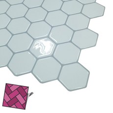 월타일스티커 S54 큰벌집 육각 시트 데코타일muj8+3pPH