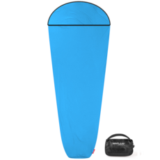 MAPLEAF 고탄력 피부친화성 침낭 라이너 세탁기 세탁 가능 발주머니 캠핑 여행 호텔 위생 휴대용 침낭, 1개, Blue-200x80cm