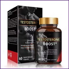 TESTOSTERONE BOOST睪同素 男性保養 保健 精選睪同素 龍根猛漲 瑪卡 保養 瑪卡 鋅 精胺酸 B群 促睪 男士專用, 1個, 60顆