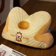 冰豆豆教室午睡辦公室神器小學生夏季學生兒童桌子睡覺午休趴睡枕, 水豚【清涼冰豆豆麪料】