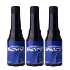 오토바이 연료첨가제 바이크 스쿠터 매연감소 연비개선 수분제거제 모토텍터 100ml, 3개