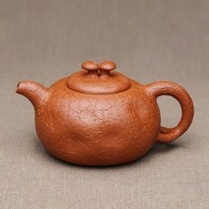 陶土茶壺, 原礦朱泥紫砂壺 供春紫砂壺 朱泥小品紫砂壺 功夫紫砂壺 140cc1入 -, 1個, 140L